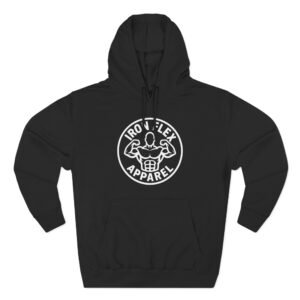 Three-Panel Fleece Iron Flex Apparel Hoodie